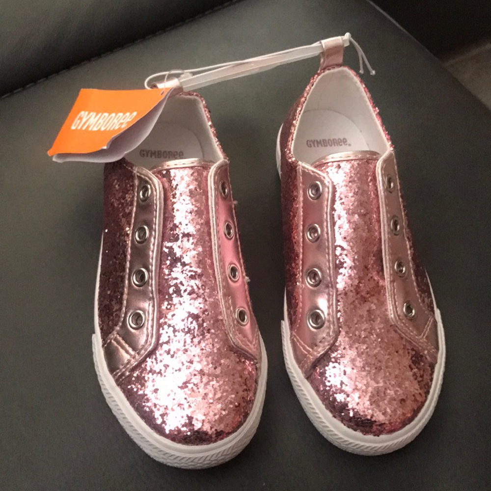 Girls size 12 sparkle pink shoes